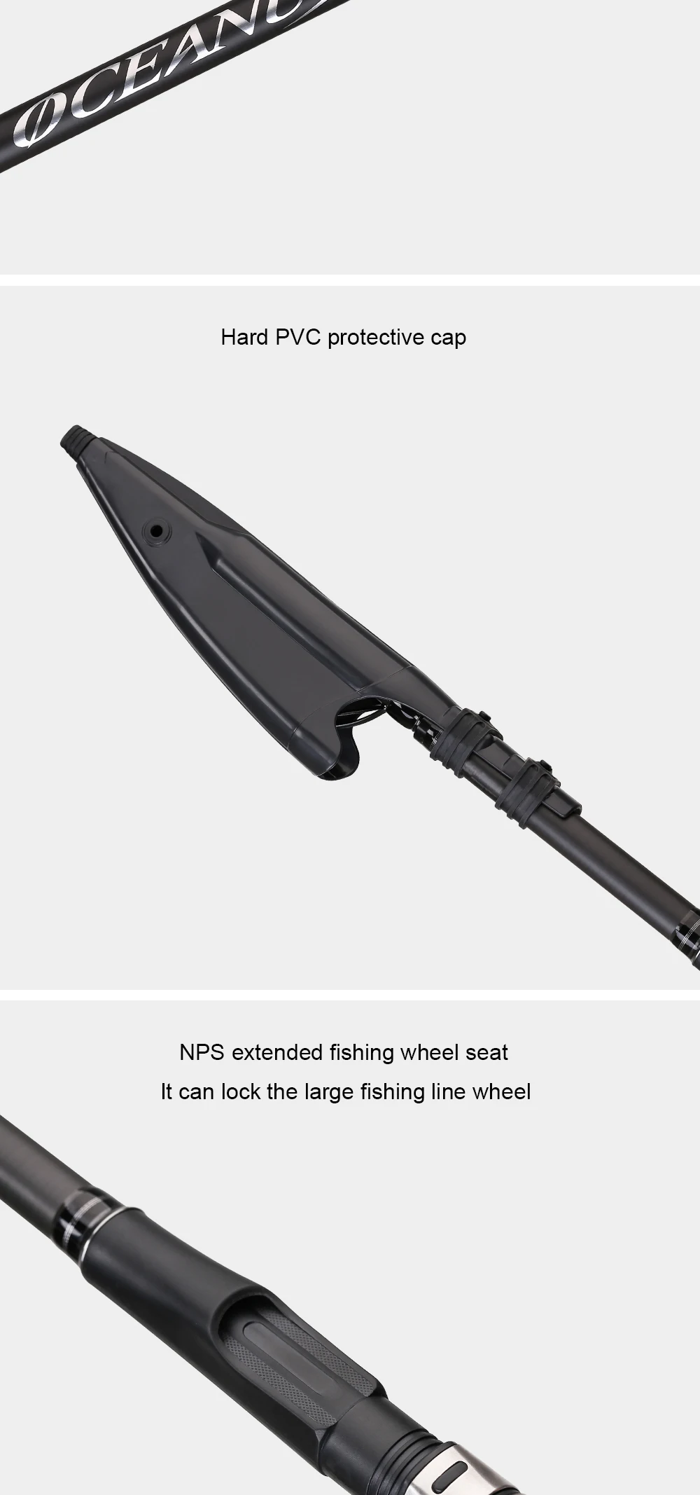 OBEI телескопическая удочка для рыбалки с берега телескопическая удочка Tele Карп углеродное волокно спиннинг pesca 2,4 2,7 3,0 м мощность 30-200g жесткий столб для серфинга