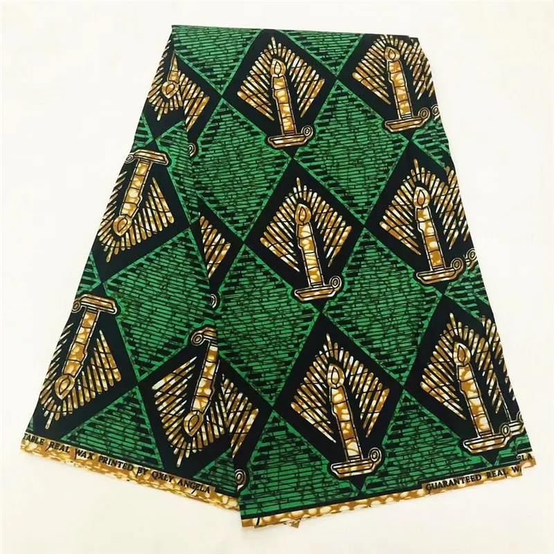 Не хлопковая ткань полиэстер ткань Африканская Анкара ткань дешевая tissu воск Африканский нигерийский воск принты ткань - Цвет: CS301115D38