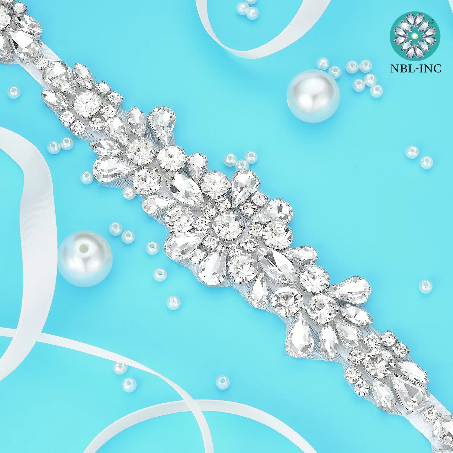 Bridal waistband rhinestone bridal belt wedding with crystal diamond wedding dress accessories belt sash for dress WDD1110 bridal dress decoration