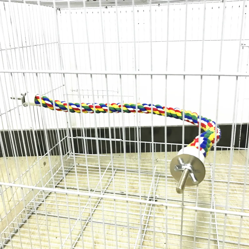 Игрушка для птиц s, многоцветная веревка, тип игрушки для каната, банджи, игрушка для птиц, палочки для мороженого, птица для домашних животных, Маленький попугай, разрывающие игрушки# R5