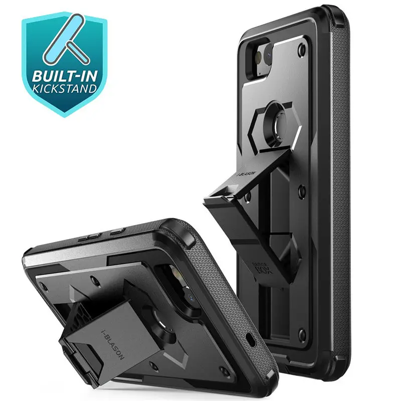 I-BLASON для Google Pixel 2 Чехол Armorbox полный корпус сверхмощный ударопрочный чехол с подставкой со встроенной защитой экрана