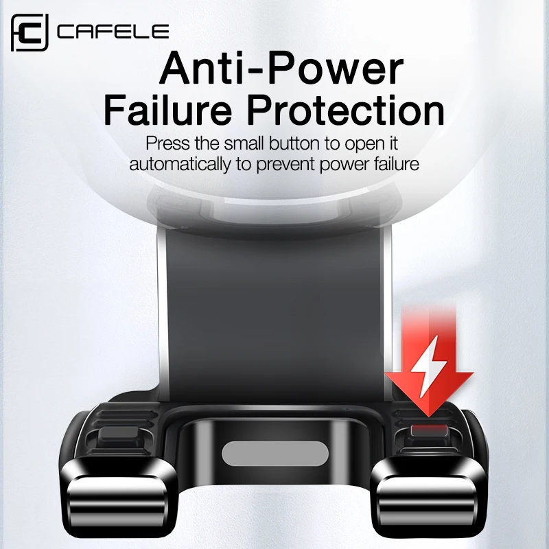 CAFELE Electric Car Phone Holder Stand Air Vent Mount GPS Automatic Intelligent Mobile Phone Holder Universal Holder in Car
