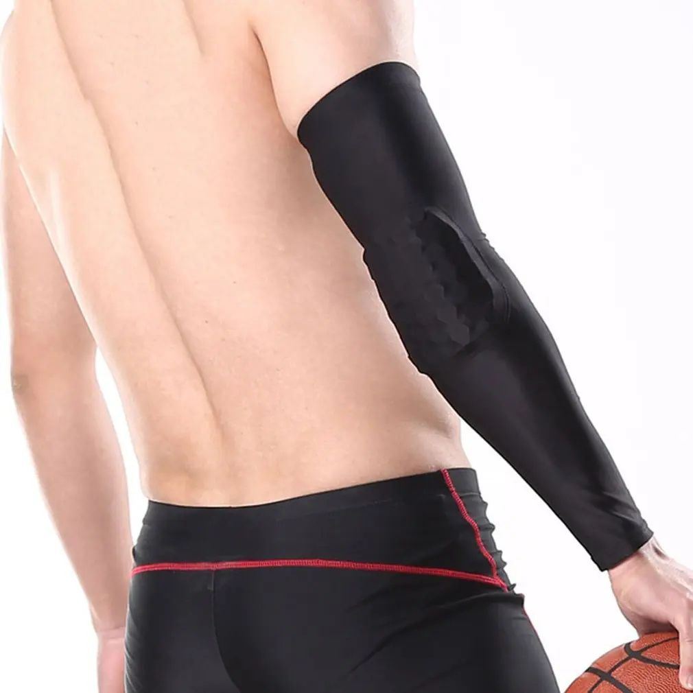

Basketball Protective Gear Sports Armbands Long Elbow Wristbands Men And Women Wicking Arm Sleeves Protector