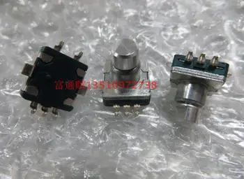 

3PCS Car audio digital potentiometer rotary encoder switch SMD switch shaft 9.5F EC11 30 bit length: 9.5MM