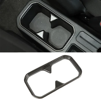 

Front Cup Holder Trim Decoration Sticker for Suzuki Jimny 2019+ Car Interior Accessories ABS Silver Red Carbon Fiber Car Styling
