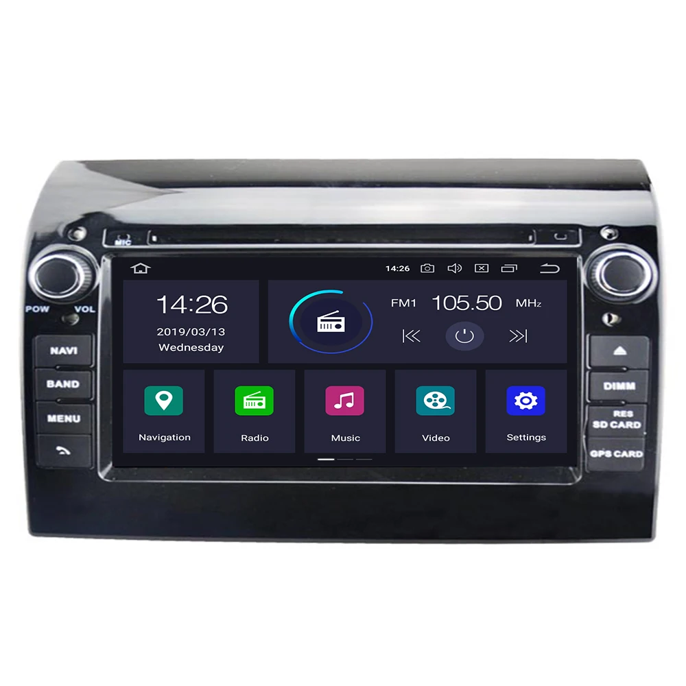 Автомобильный DVD-плеер 4 грамма Android 10 для Fiat Ducato CITROEN Jumper PEUGEOT Boxer GPS Авторадио