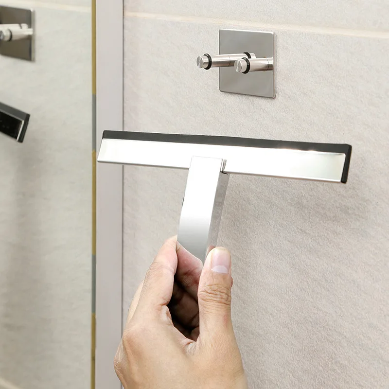 Изысканный чехол для телефона резиновый скребок для чистки душа Ванная комната скребок для чистки зеркал с всасывающим крючком водяного пара пульва Прямая