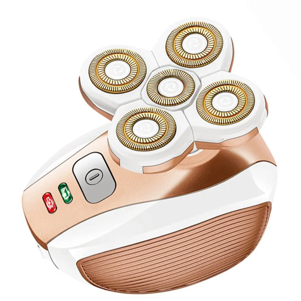 Female Body Tools Five-Head Shaver Remove Body Hair Lady Electric Charging Epilator Lady Plucking Device