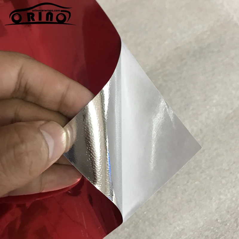 Red Chrome Vinyl Film Sticker-2