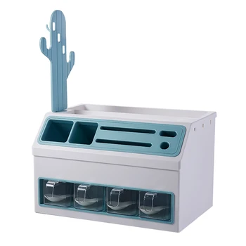 

Kitchen Storage Rack Seasoning Storage Rack Multifunctional Knife Rest Seasoning Pot Chopsticks Box Kitchen Top Storage Artifact