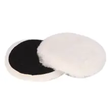 3/4/5/6/7 дюймов 1 шт. с застежкой-липучкой шерстяное полировальное колесо для автомобиля, мотоцикла, Краски воском мебель для полировки