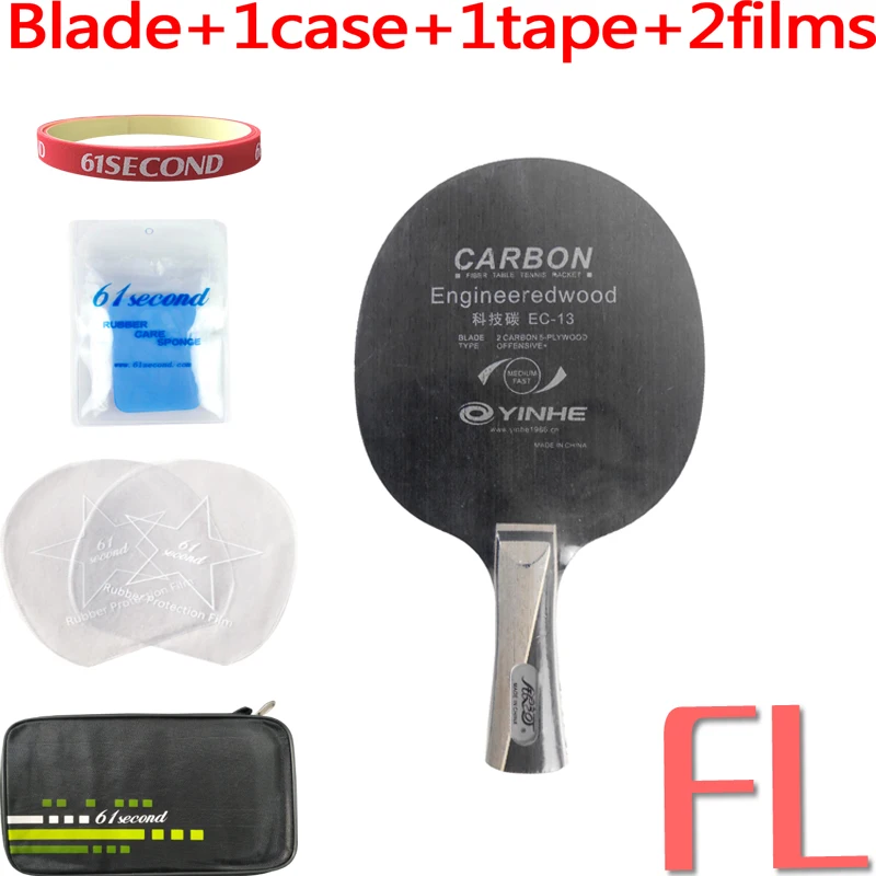FL with F 1 case Yinhe Млечный Путь галактика EC-13 EC13 EC 13 настольный теннис пинг понг лезвие - Цвет: FL with F 1 case