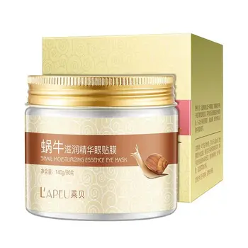 

80pcs Snail Eye Mask Remove Fine Lines Dark Eyes Nourishing Brightening Eye Patch Snail Moisturizing Eye Firming Eye Mask Gel