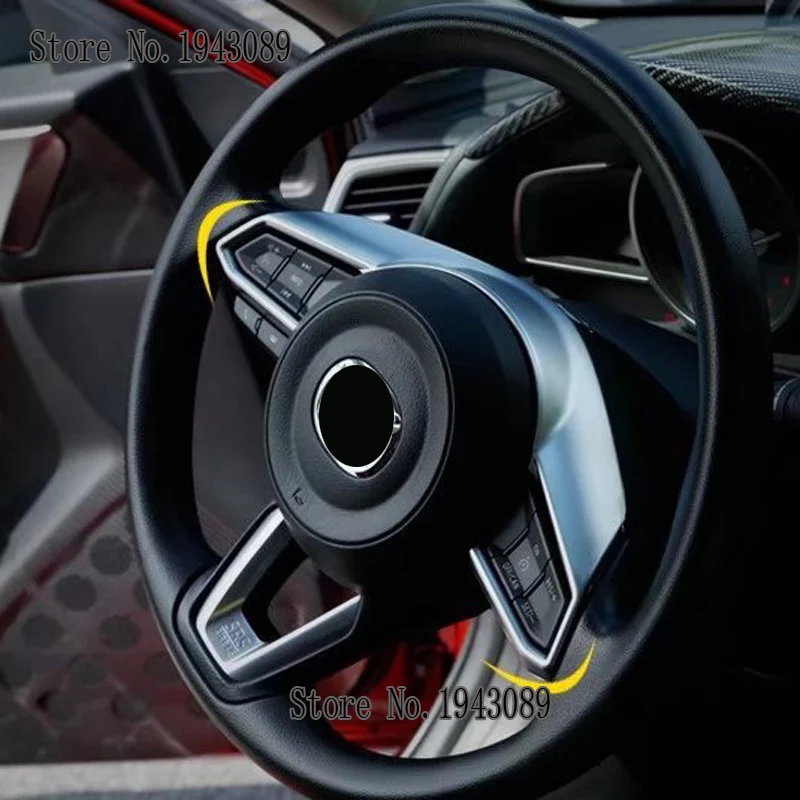 Для Mazda CX-8 CX8 CX 8 отделка рулевого колеса хром ABS крышка украшения интерьера Аксессуары для формовки