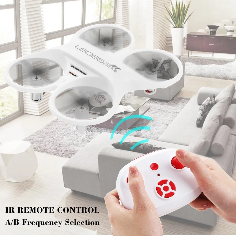2.4GHz Mini RC Drone with LED Light Infrared Quadcopter Remote Control Portable Helicopter Electric model Pocket dron Gift Toys
