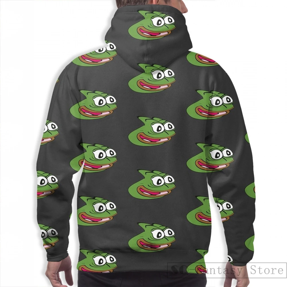 Мужские толстовки, свитшоты для женщин с забавным принтом Pepega, Повседневная Толстовка с капюшоном, Streatwear