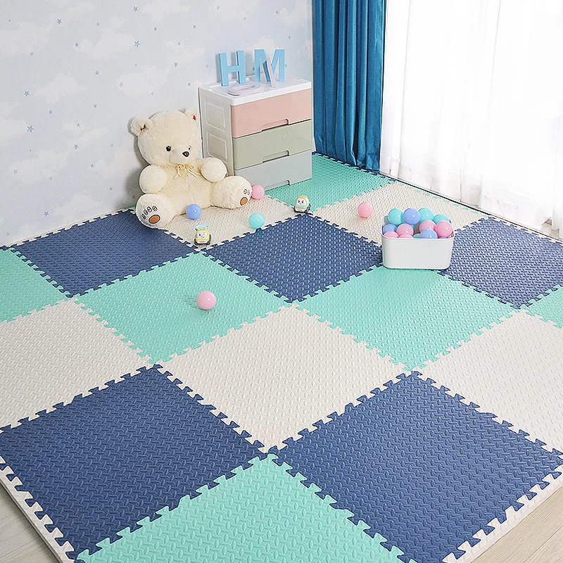 18/24Pcs EVA Foam Baby Puzzle Mat Play Mats Kids Interlocking Exercise Tiles Rugs Floor Tiles Toys Carpet Carpet Climbing Pads nordic style carpet modern simple pink rugs for girl bedroom floor mats dywan coffee table blanket kid climbing play mat tapijt