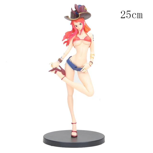 Одна деталь рисунок Boa Хэнкок Нико Rejiu Калифа фигурка Nami PVC Моделя с хорошим спросом игрушки Одна деталь плюшевая кукла аниме подарки - Цвет: 3974 nami opp bag