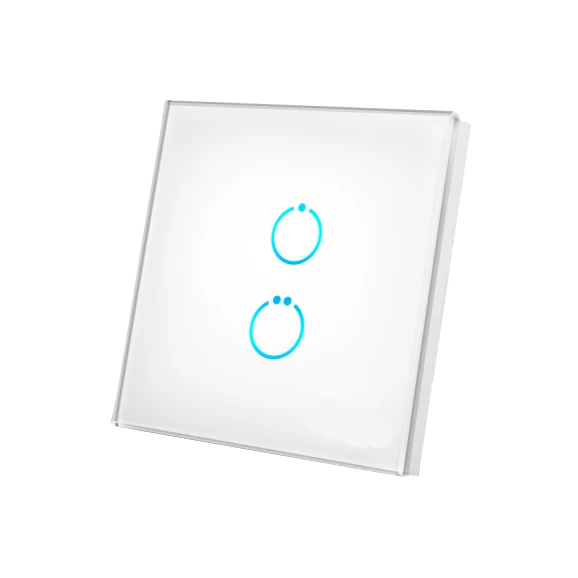 Z-Wave Plus Touch Панель выключатель питания MCO дома EU868.42MHz 1gang MH-411 2 gang MH-412 вкл/выкл 60x60 мм • Тип светодиодов - Цвет: MH-S412