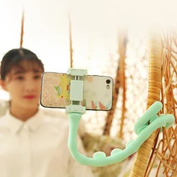 Chenille – support Flexible pour téléphone portable, nouvelle collection, mignon, ventouse pour mur de maison, vélo de bureau 