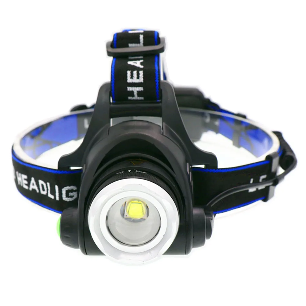 

Portable zooming xml-T6 Led Headlamp waterproof ZOOM Fishing headlights Camping Hiking Flashlight With USB Cable