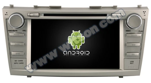 8 &quotAndroid 10 OS автомобильный DVD Мультимедиа Навигация GPS радио для Toyota Camry XV40 2007-2011 с
