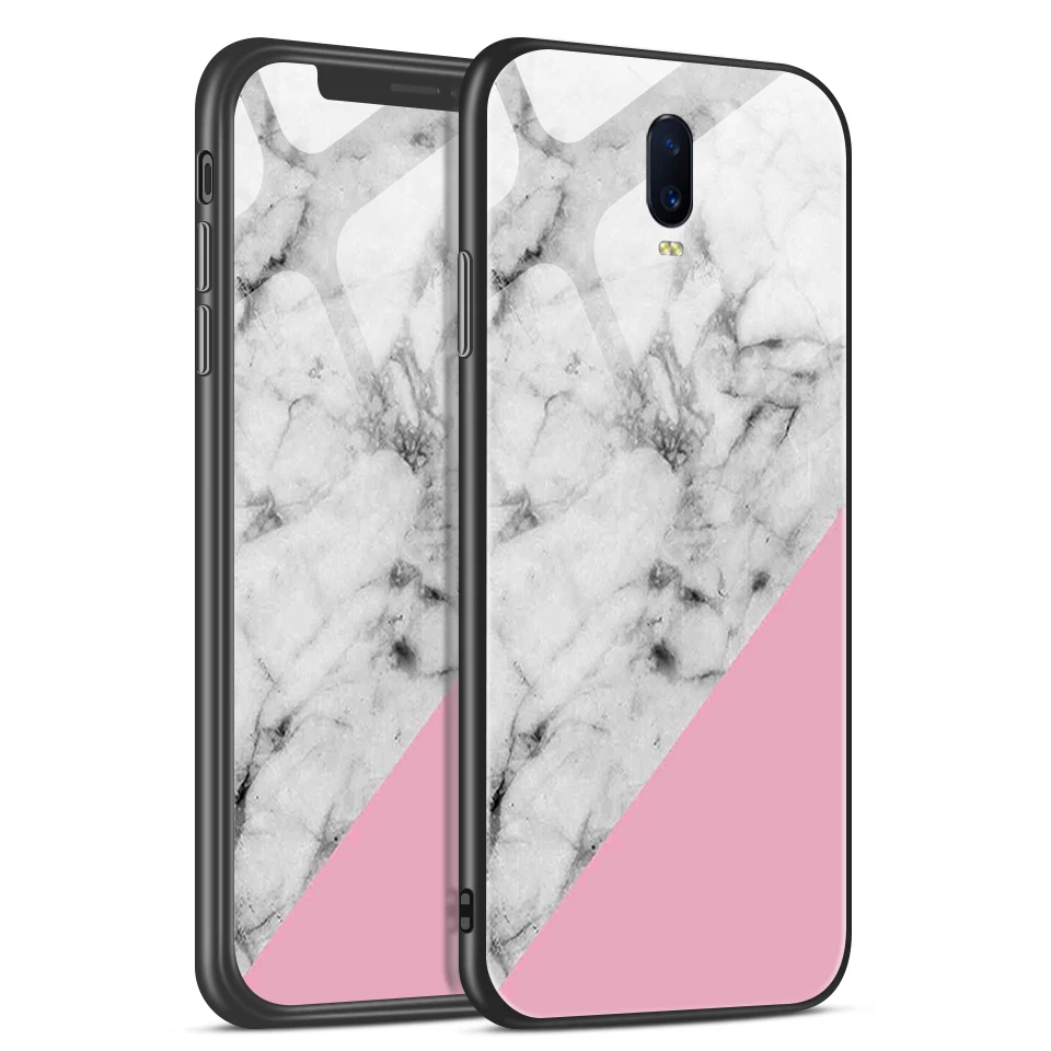 W176 Для OPPO R17/R17 Pro противоударный чехол для мобильного телефона из закаленного стекла для OPPO RX17 Pro роскошный модный чехол из ТПУ - Цвет: W176