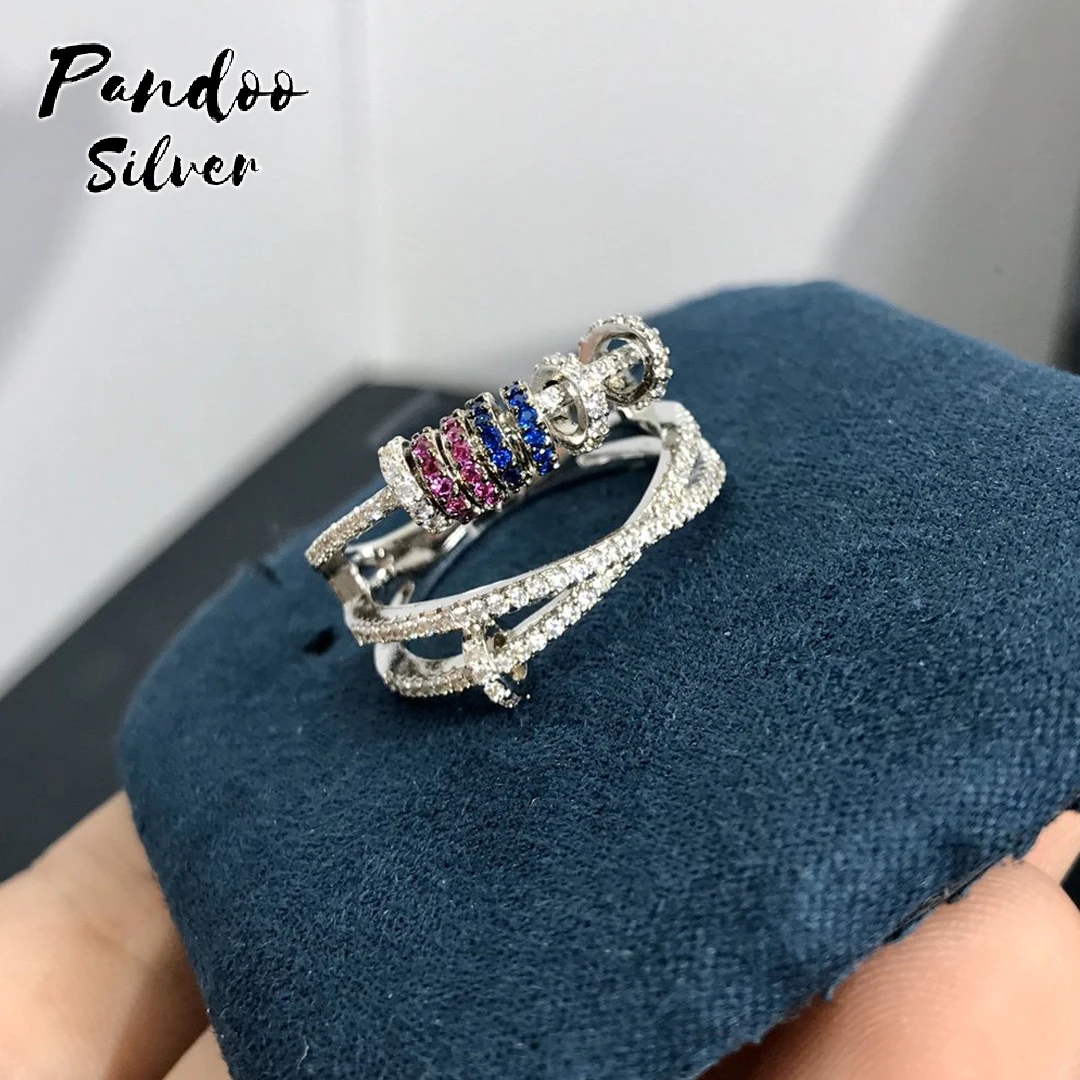 55Carat Anillo De Plata 925 De Lapislázuli Natural Para Mujer