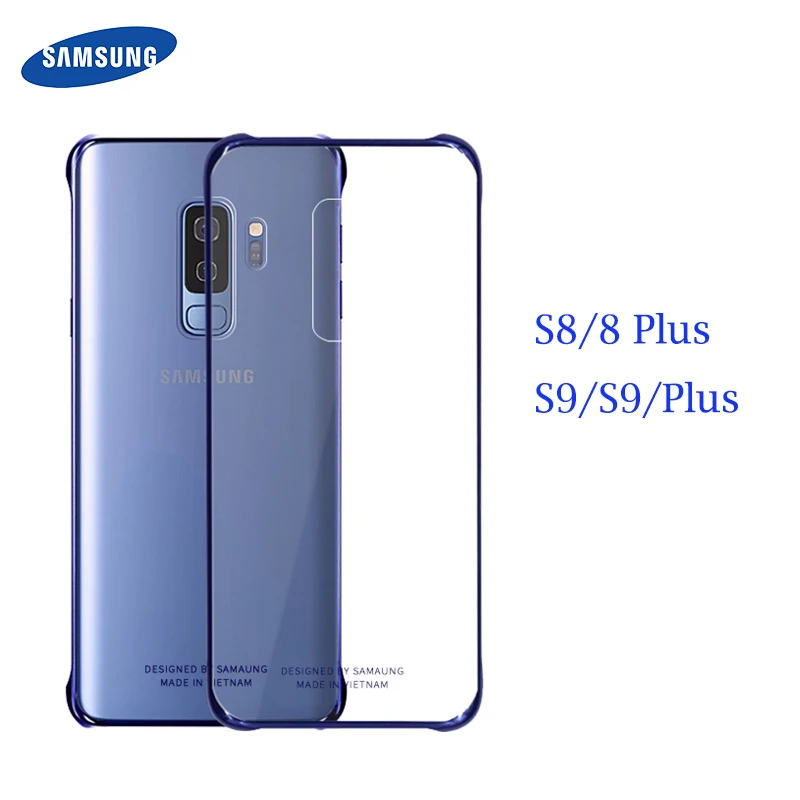 Samsung S9 чехол pc Прозрачный жесткий официальный оригинальный прозрачный PC