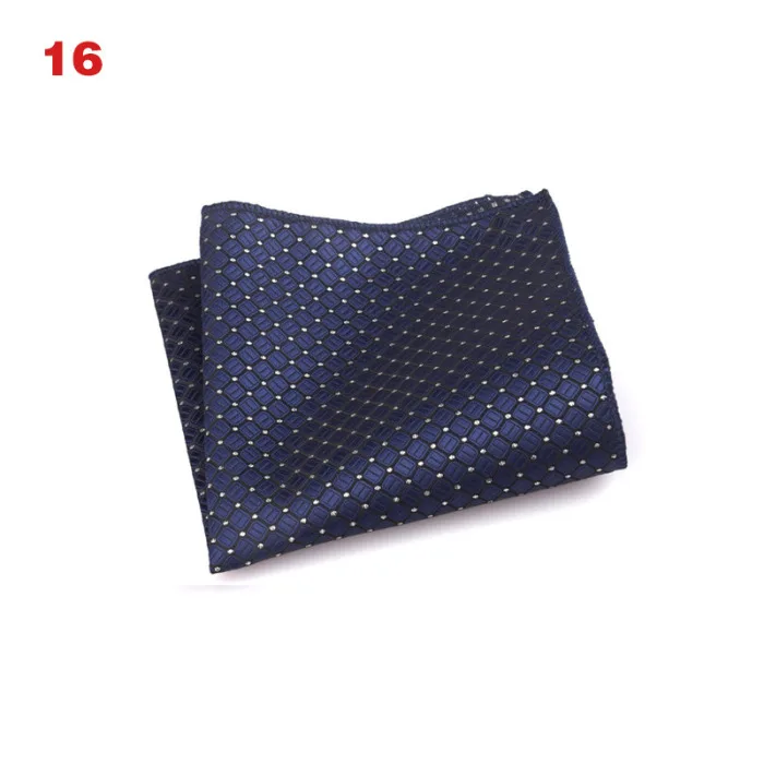 Men White Handkerchief Suit Pocket Towel Accessories Wedding Banquet Anniversary Commercial Black Red Blue