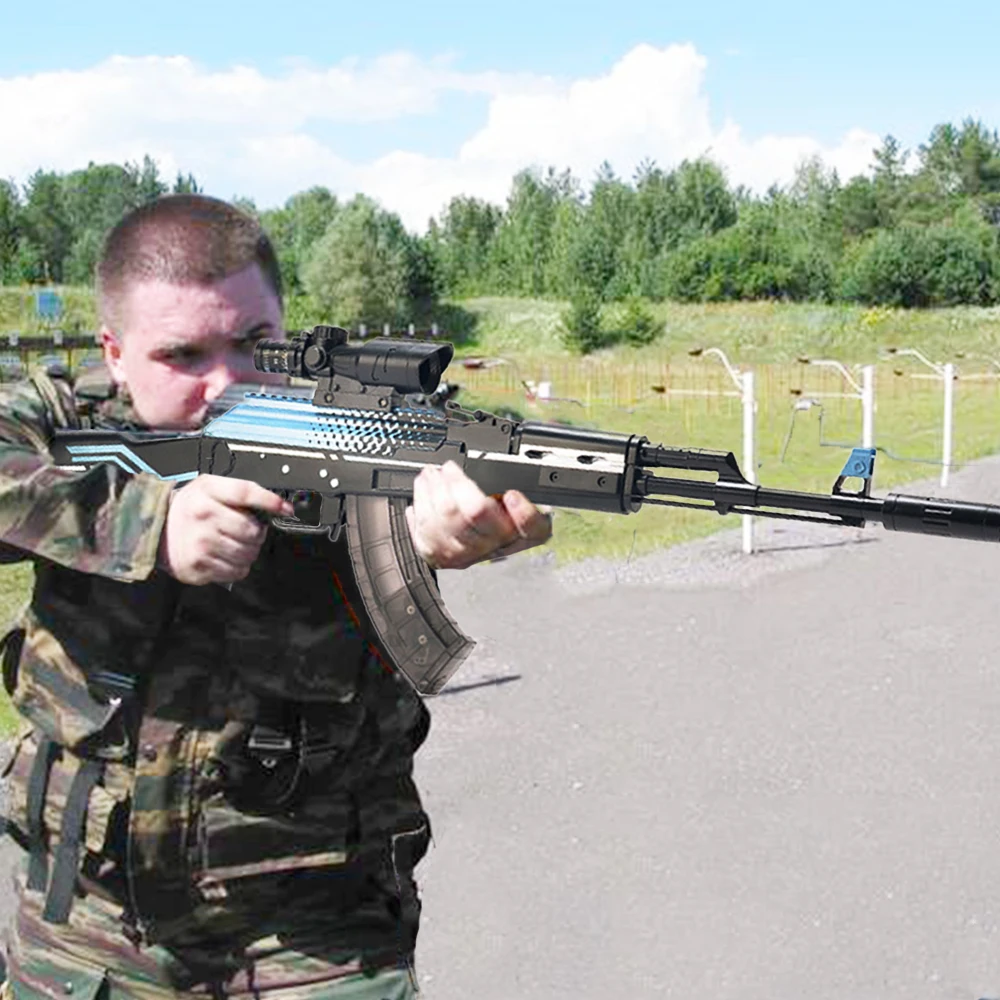 

Children's Gift Toy Water Gel Ball Gun AKM AK 47 Rifle CS Shooting Games Safe and Fun   pistol for Adult Boy