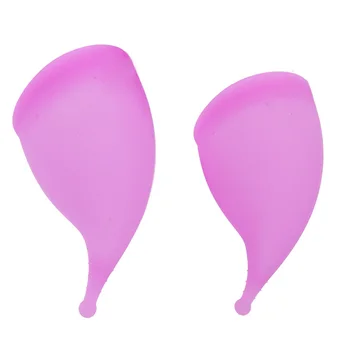 

Flexible Feminine Hygiene Lady Portable Period Menstrual Cup Leakproof Health Care Compact Sanitary Reusable Soft Silicone