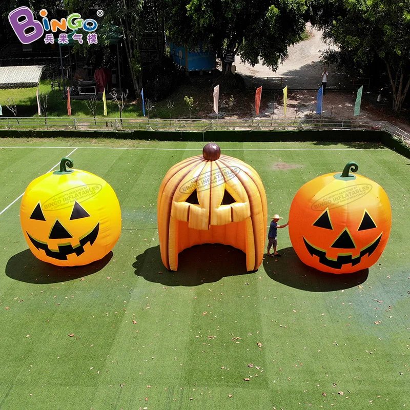 The New Listing 13ft Inflatable Pumpkin Tent For Halloween Decoration / 4.1x4.1x4 Meters Airblow Pumpkin Model For Sale - Toys 5