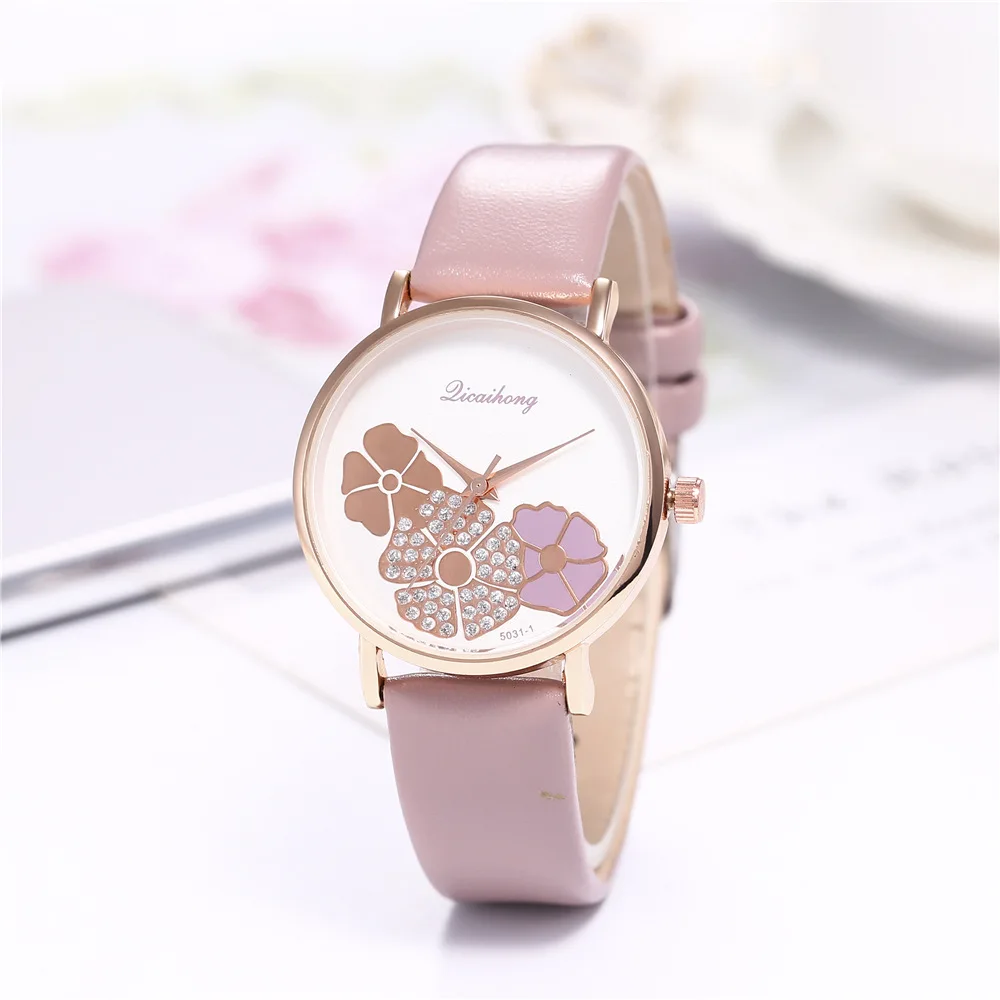 

2019 High Quality Women Leather Watches Fashion Dress Ladies Watch Analog Quartz Wrist Watch Reloj Mujer Clock