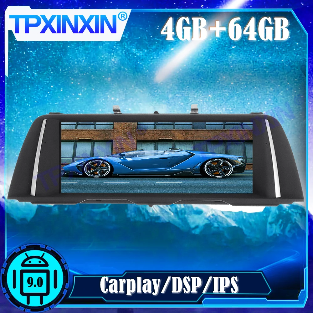 

Android 10.0 8+128G For BMW 5 Series F10 F11 F18 2010-2016 Multimedia Player Car GPS Navi Auto Radio Stereo Head Unit Carplay