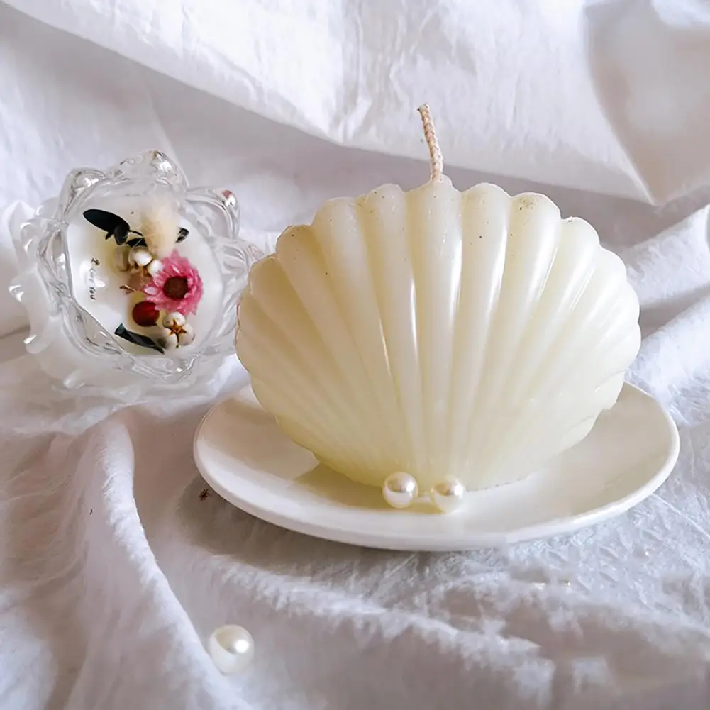 Seashell Свеча в форме ракушки формы прочный пластиковый гребешок плесень