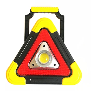 

Triangle Shape LED Taillight Signal Lamp Truck Strobe Emergency Light Battery Powered High Brightness COB Warning Light
