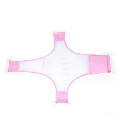 86cm Pink 1 Регулируемая противоскользящая сетка для ванны для новорожденного ребенка, защита для ванны, безопасность сидения, поддержка слинга для ванны - Цвет: 86cm Pink 1