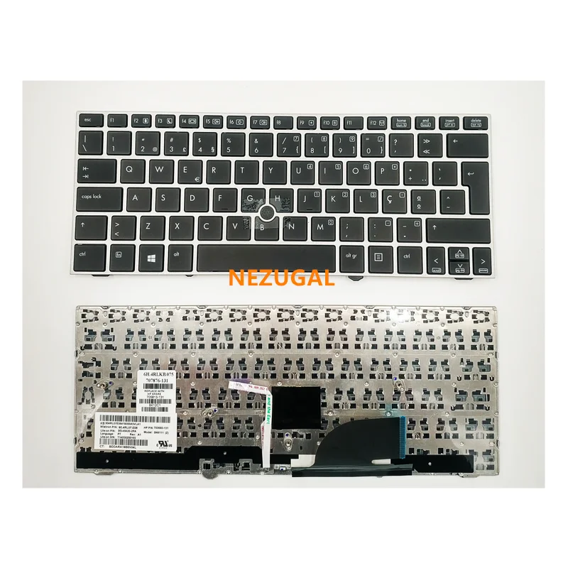 Клавиатура с европейской вилкой для ноутбука HP EliteBook 2170p 2170 Замена клавиатуры без