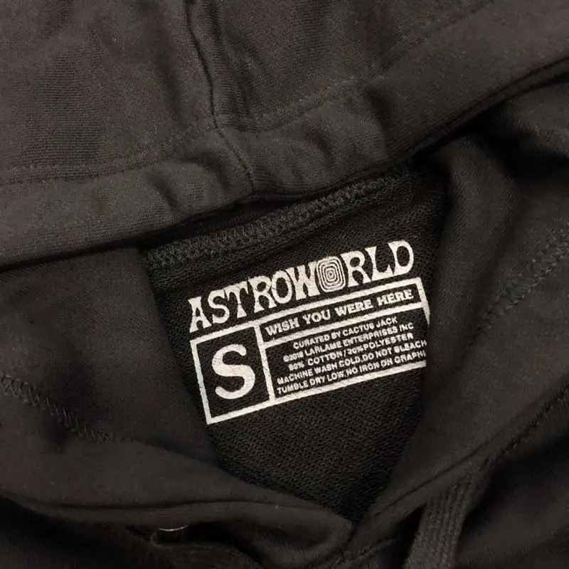 19ss Трэвиса Скотта Astroworld толстовки для мужчин и женщин хип-хоп Уличная одежда wish you WAS here astroworld толстовки Трэвиса Скотта Толстовка