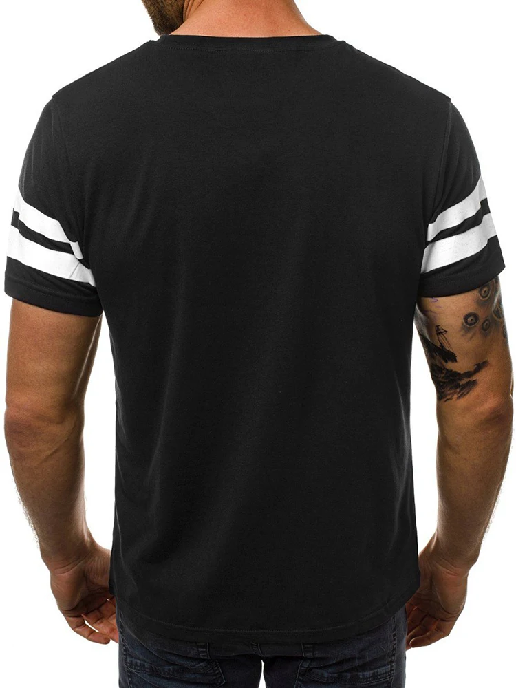 Новая футболка мужская цифра 88 с буквенным принтом Повседневная тонкая с коротким рукавом с круглым вырезом белая черная забавная футболка Homme