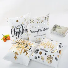 Чехол для подушки с новогодним Рождеством, рождественские украшения для дома, наволочка Adornos De Navidad Kerst Decoratie