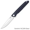 HARNDS CK9171 Assassin Folding Knife Pocket Survival knife Sandvik 14C28N Steel G10 Handle for Work Hiking Outdoor Camping knife ► Photo 1/6
