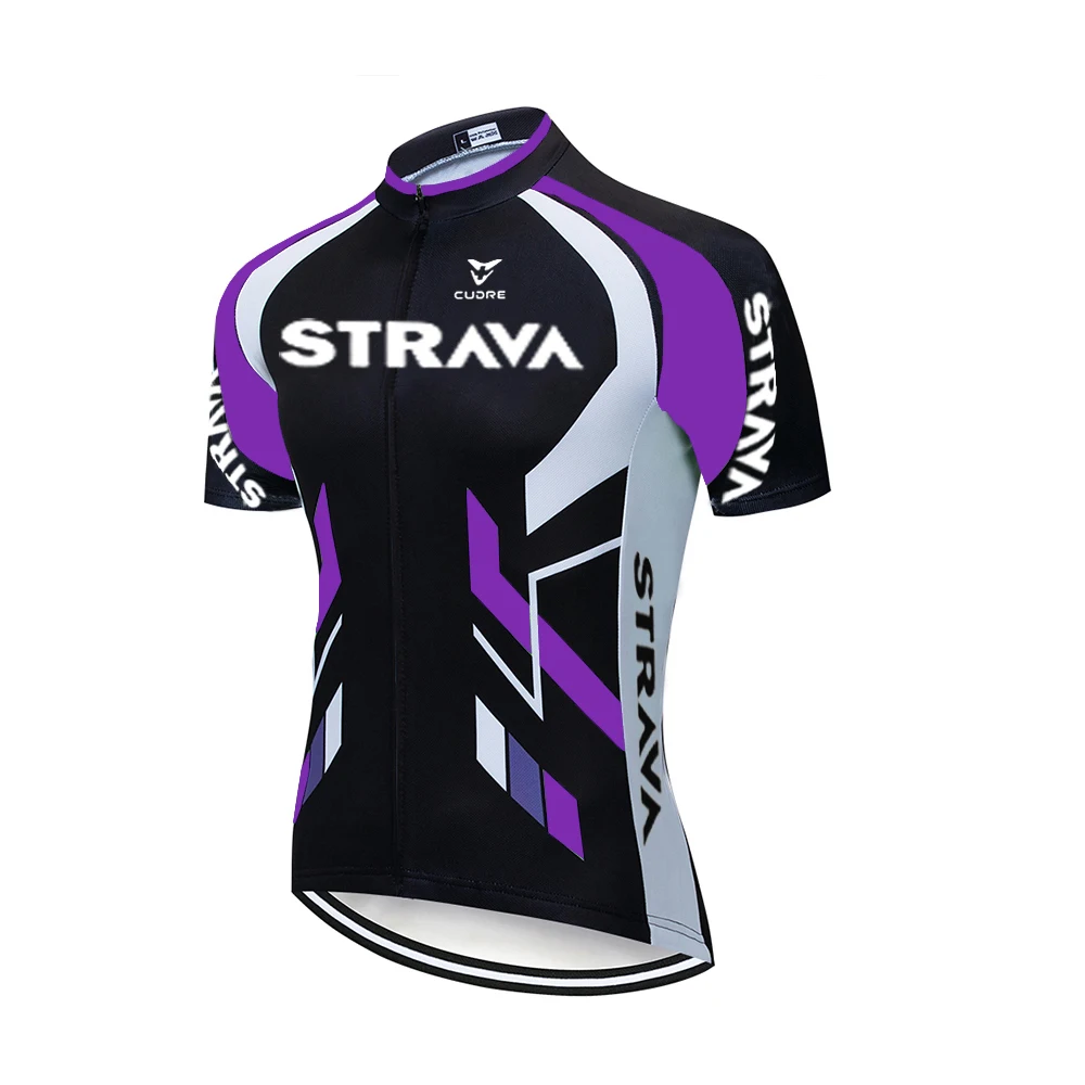 Новинка 2020 Мужская велосипедная Джерси Strava топы с коротким рукавом рубашка для