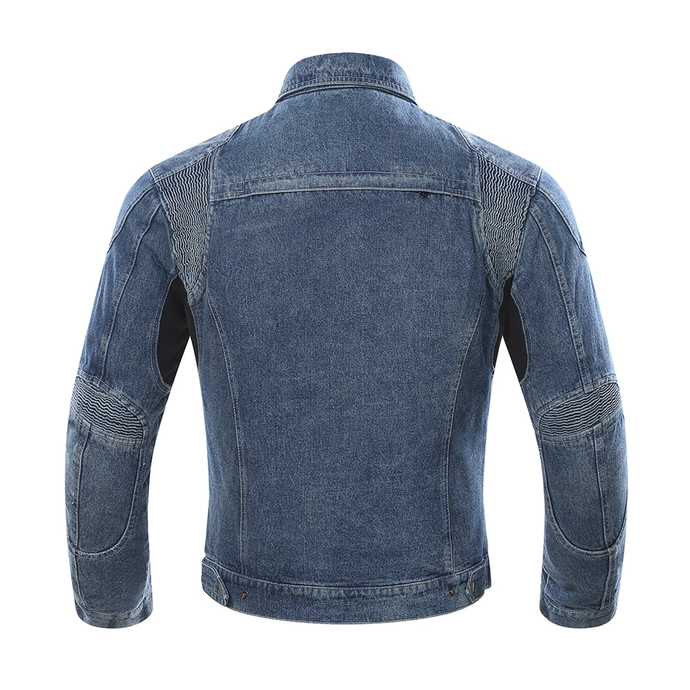 DUHAN джинсовая мотоциклетная куртка, Мужская куртка для верховой езды, куртка для мотокросса, ветрозащитная мотоциклетная куртка, защитное снаряжение, съемная подкладка