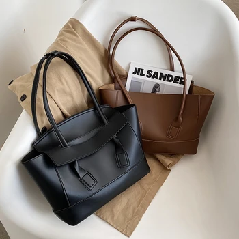 

Retro Large-Capacity Bag Women's Bag 2020 New Fashion Fashion Simple One-Shoulder Underarm Bag Net Red Hand Tote Bag