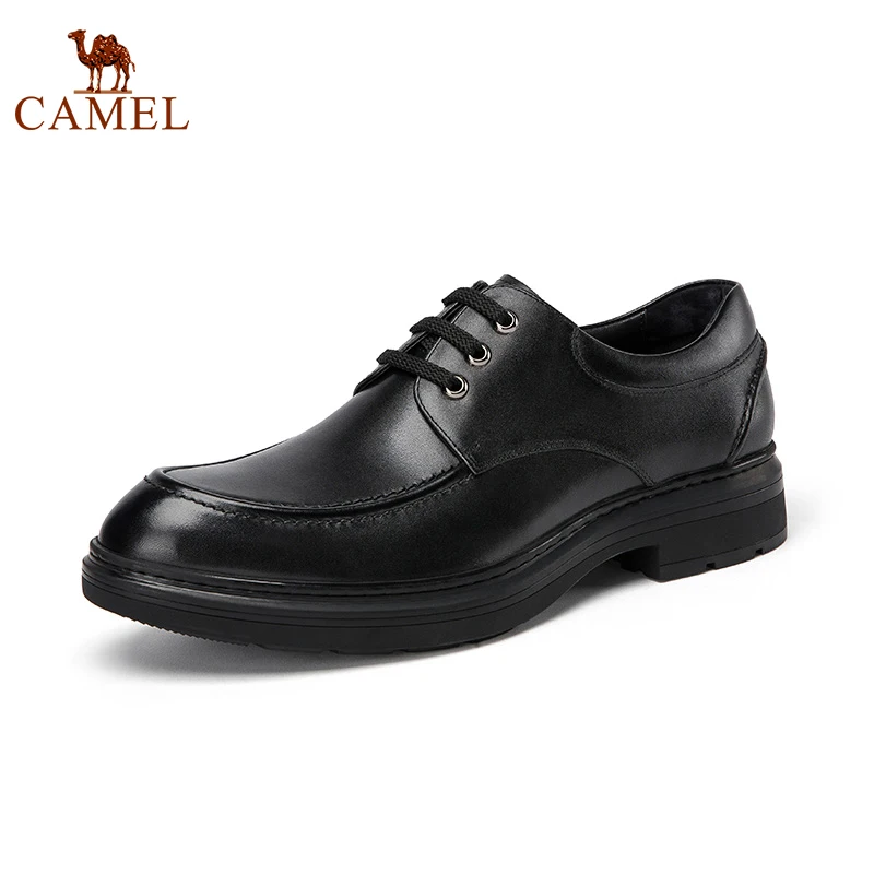 CAMEL Genuine Leather Men Dress Shoes 