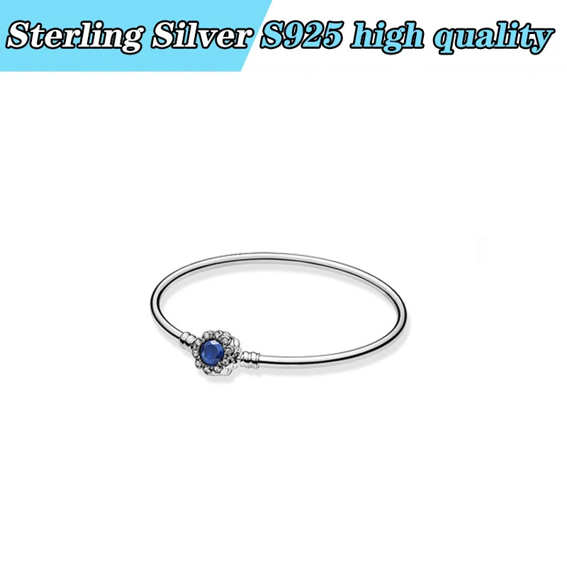 Высокое качество чистого серебра S925 браслет подходит для бус Аксессуары для девочек фестиваль подарок Шарм ювелирные изделия Новые