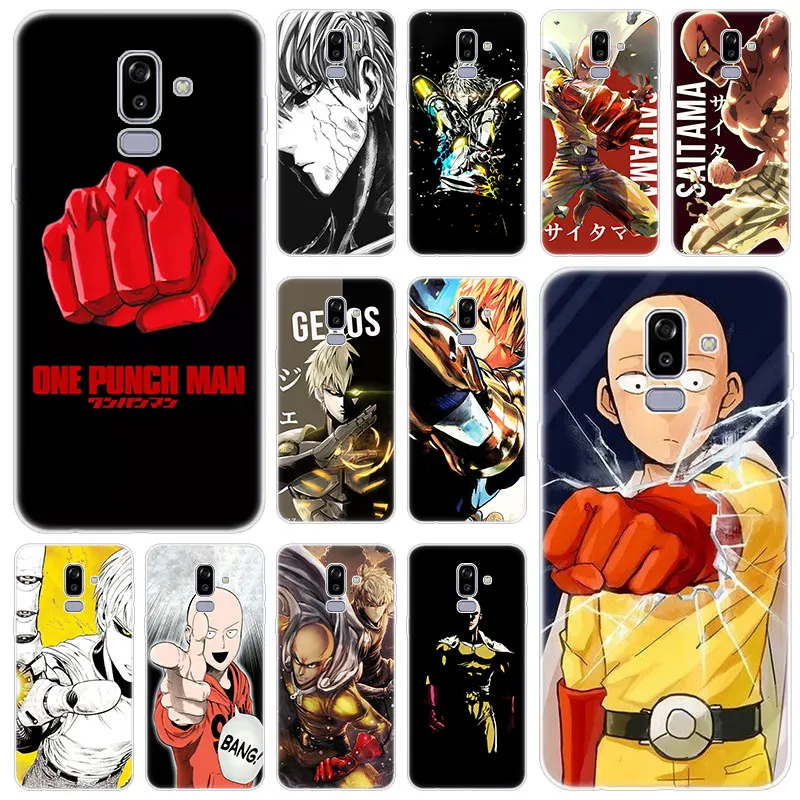 Горячий Аниме One Punch Man Genos силиконовый чехол для Samsung Galaxy J2 Pro J4 Plus J6 J7 Prime J8 2018 Core J3 2016