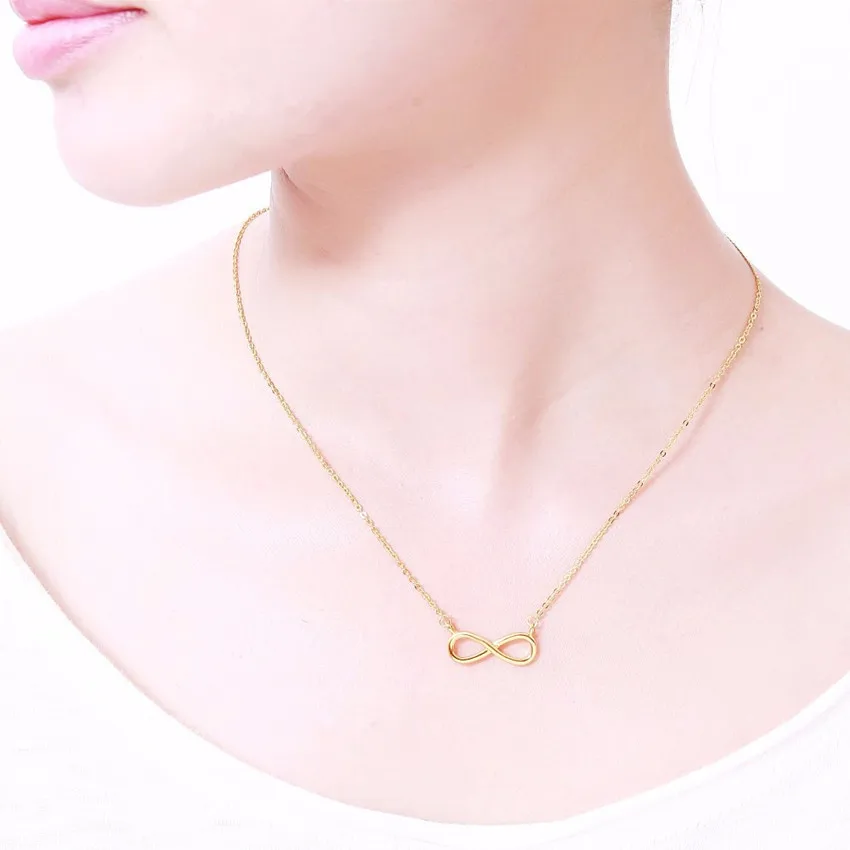 

Popular Ornament Fashion with Numbers 8 Necklace Simple Creative Small Pendant Women's Choker Short